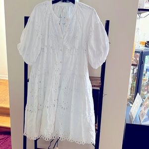 This Anthropologie dress is comfortable and cute.